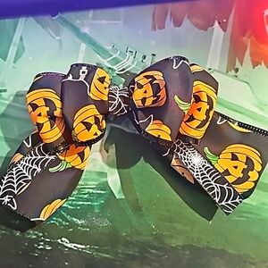 Halloween hair bow